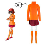 Scooby-Doo Velma Dinkley Cosplay Kostüm Halloween Karneval Outfits