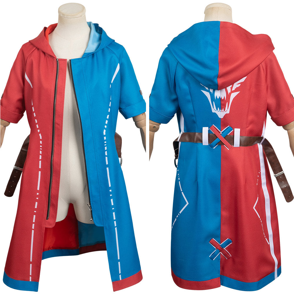 Harley Quinn Suicide Squad rot-blau Jacke Cosplay Outfits