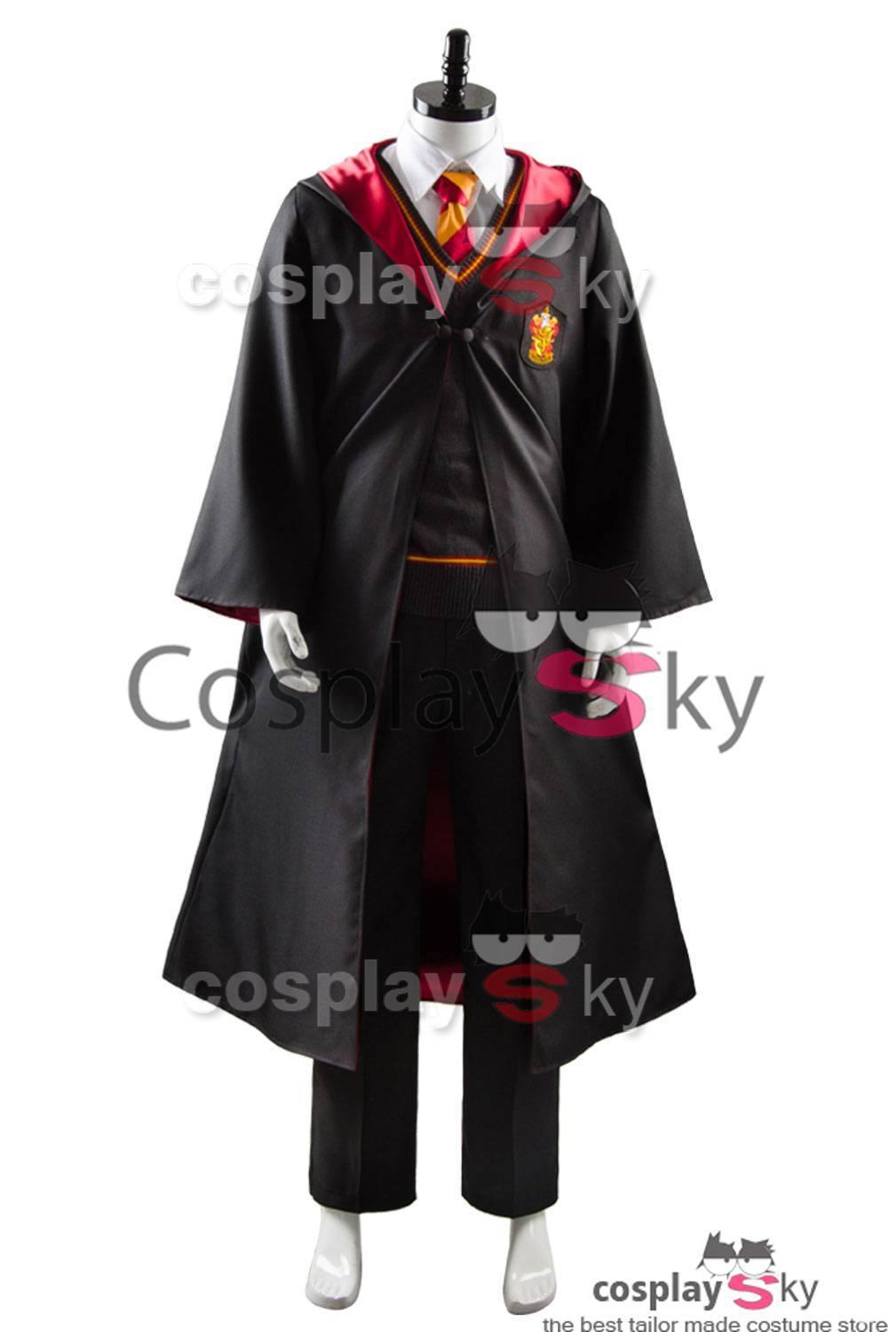 Harry Potter Gryffindor Robe Uniform Harry Potter Cosplay Kostüm Erwachsene Ver. - cosplaycartde