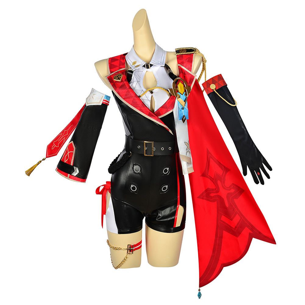 Honkai: Star Rail Topaz Kostüm Set Cosplay Halloween Karneval Outfits