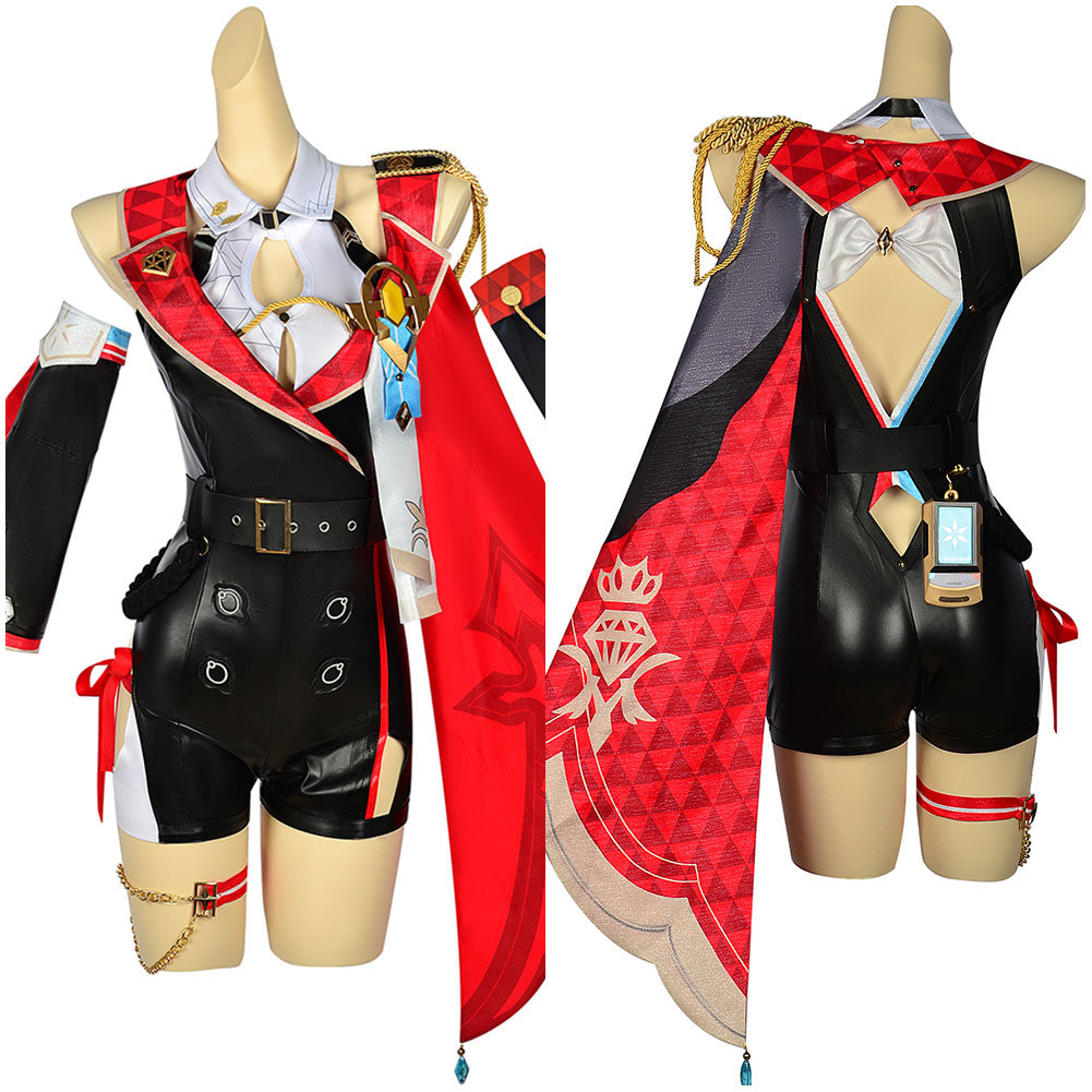 Honkai: Star Rail Topaz Kostüm Set Cosplay Halloween Karneval Outfits