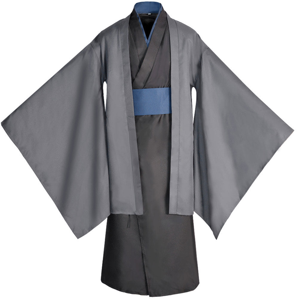 Jujutsu Kaisen Fushiguro Toji grau Kimono Cosplay Kostüm Set