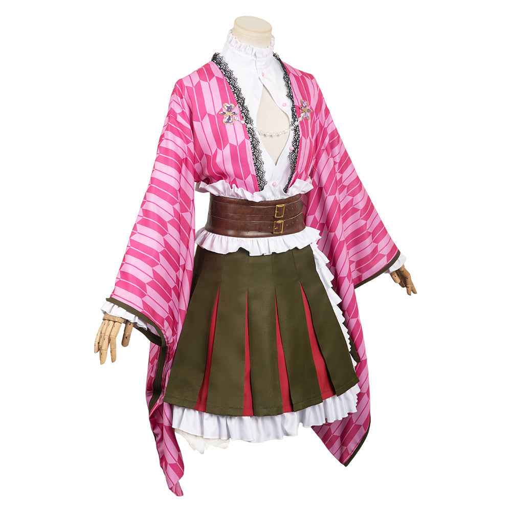 Kanroji Mitsuri Kimono Cosplay Kostüm Set