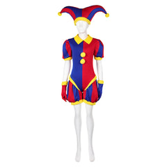 Kinder Der Unglaubliche Digitale Zirkus Pomni Kostüm Halloween Jumpsuit Set