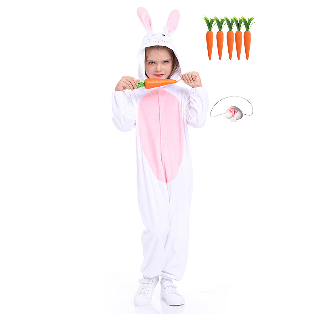 Kinder Jumpsuit Easter Osterhase Cosplay Kostüm Outfits Tier Kostüm
