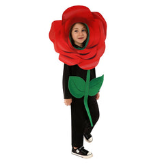 Kinder Jumpsuit Weihnachten Rose Pflanze Cosplay Kostüm Outfits Halloween Karneval Anzug