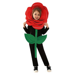 Kinder Jumpsuit Weihnachten Rose Pflanze Cosplay Kostüm Outfits Halloween Karneval Anzug