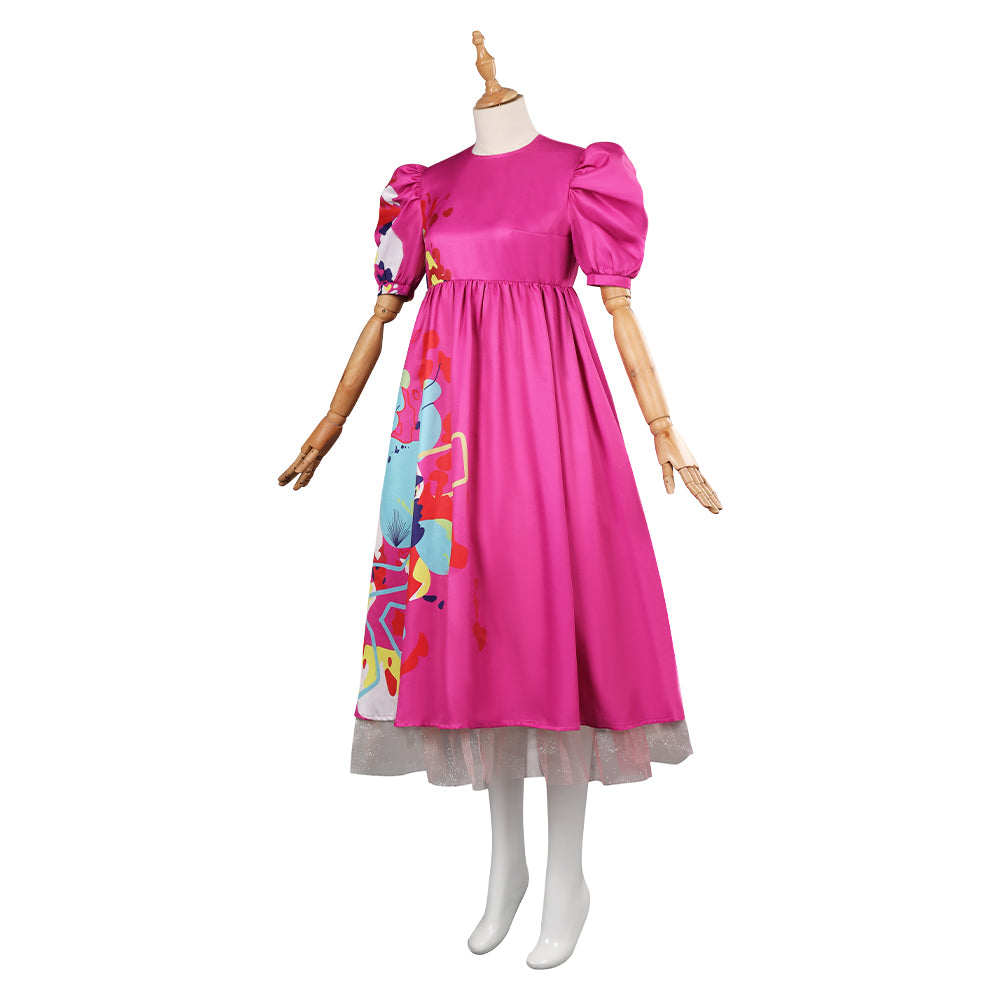 Kinder Kate Barbie Mädchen rosa Kleid Cosplay Kostüm Halloween Karneval Outfits