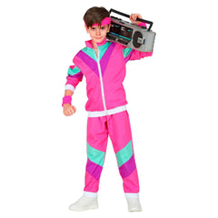 Kinder Retro 80 90S Hip hop Sportkleidung Cosplay Kostüm Outfits Halloween Karneval Anzug