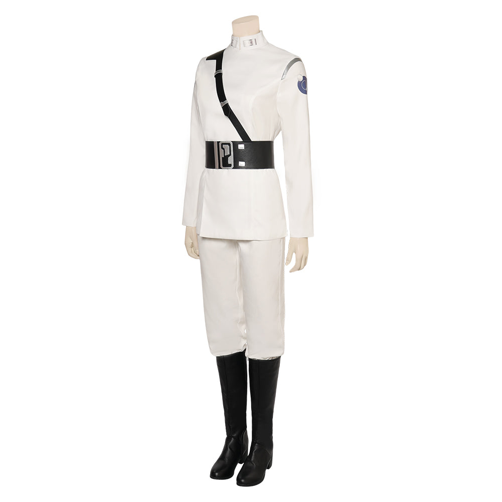 Krieg der Sterne Ar'alani Cosplay Kostüm weiß Uniform