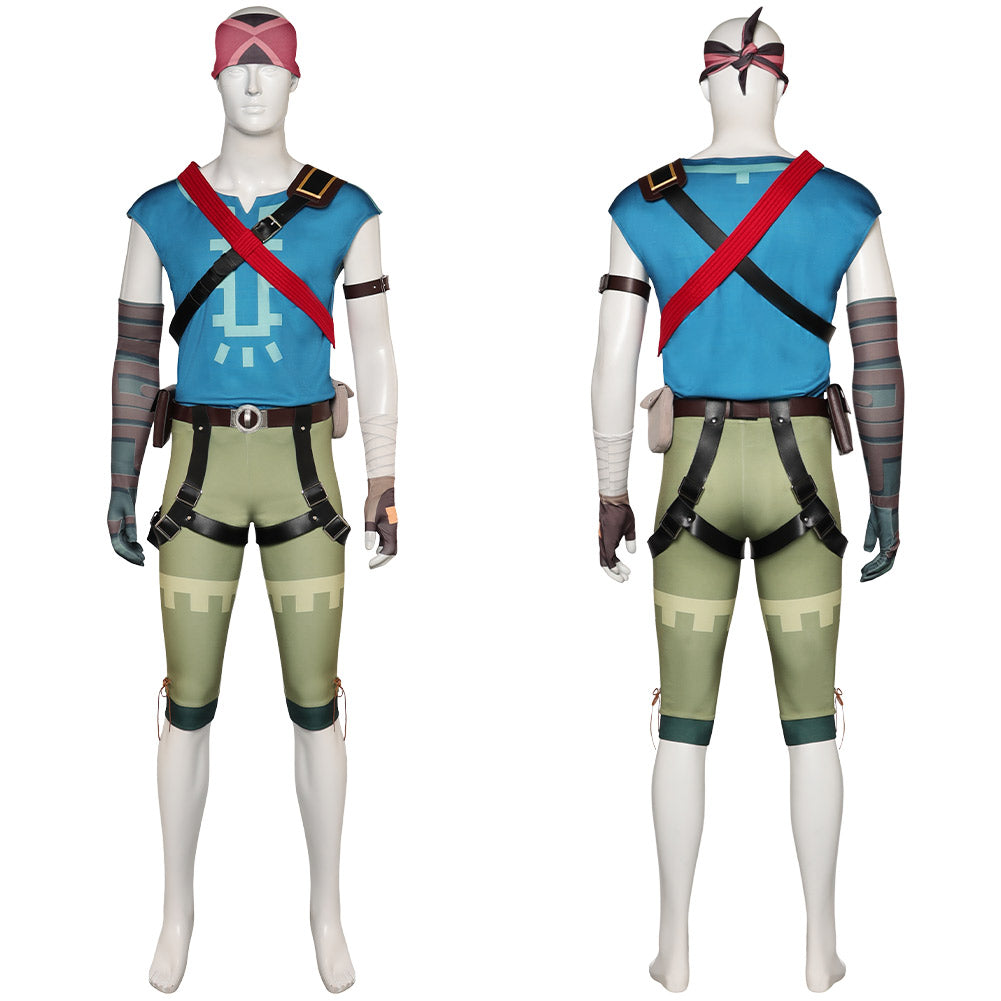 Link Kletteranzug Cosplay Kostüm The Legend of Zelda Link Halloween Karneval Outfits 