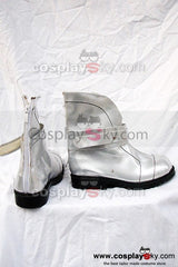Macross Frontier Sheryl Nome Cosplay Stiefel Silber