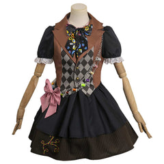 Mad Hatter Tarrant Hightopp Crossplay Cosplay Kostüm Damen Halloween Karneval Outfit