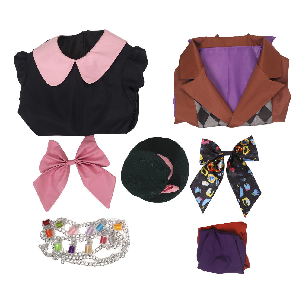 Mad Hatter Tarrant Hightopp Crossplay Cosplay Kostüm Damen Halloween Karneval Outfit