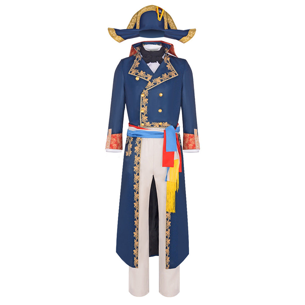 Napoleon Bonaparte Cosplay Kostüm Set blau