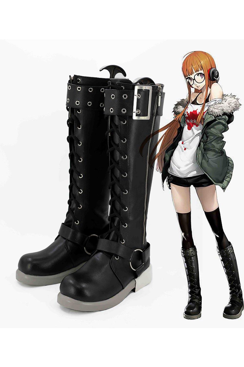 Persona 5 Futaba Sakura Stiefel Cosplay Schuhe - cosplaycartde