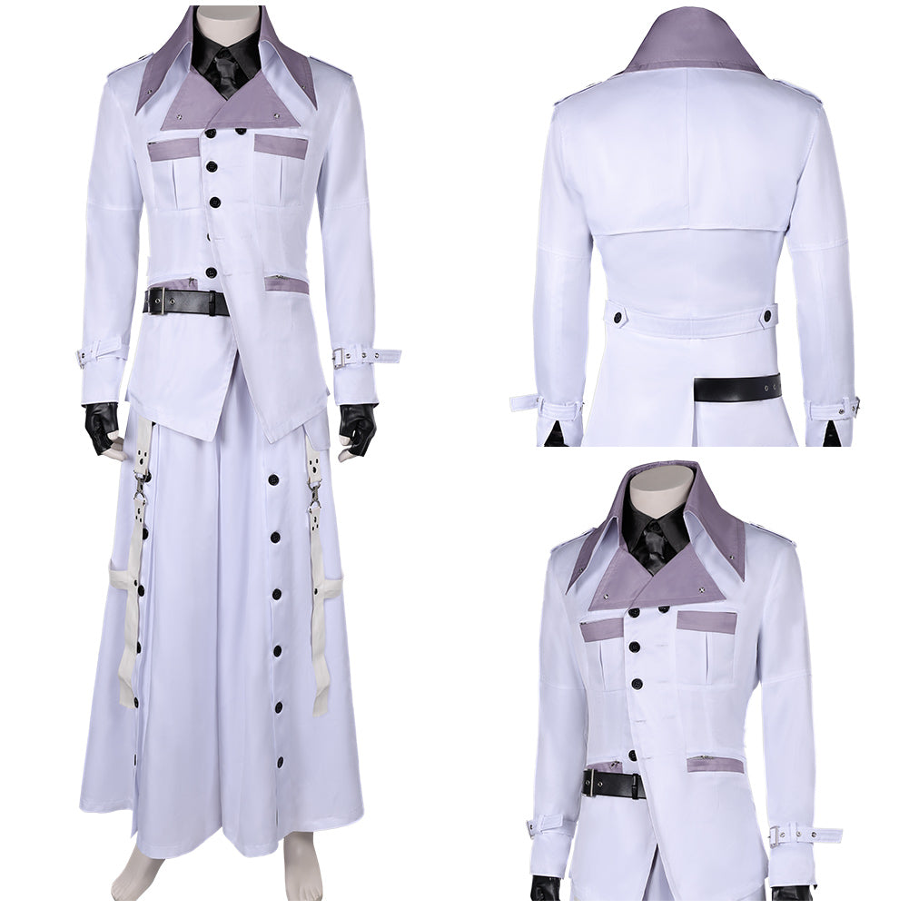 rufus handschuh Rufus Shinra Kostüm Set Final Fantasy Rufus Cosplay Outfits – cosplaycartde