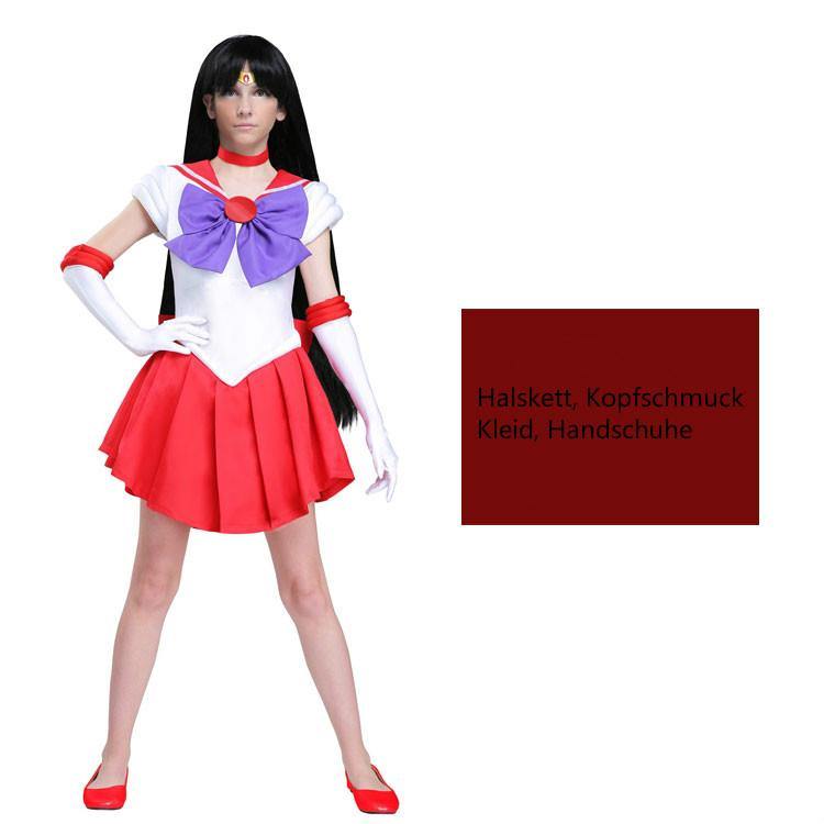 Sailor Moon Tsukino Usagi Ami Mizuno Rei Hino Kleid Cosplay Kostüm - cosplaycartde