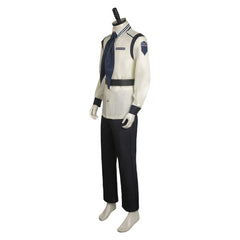 Serie One Piece Marines langarm Uniform Set Cosplay Halloween Karneval Kostüm