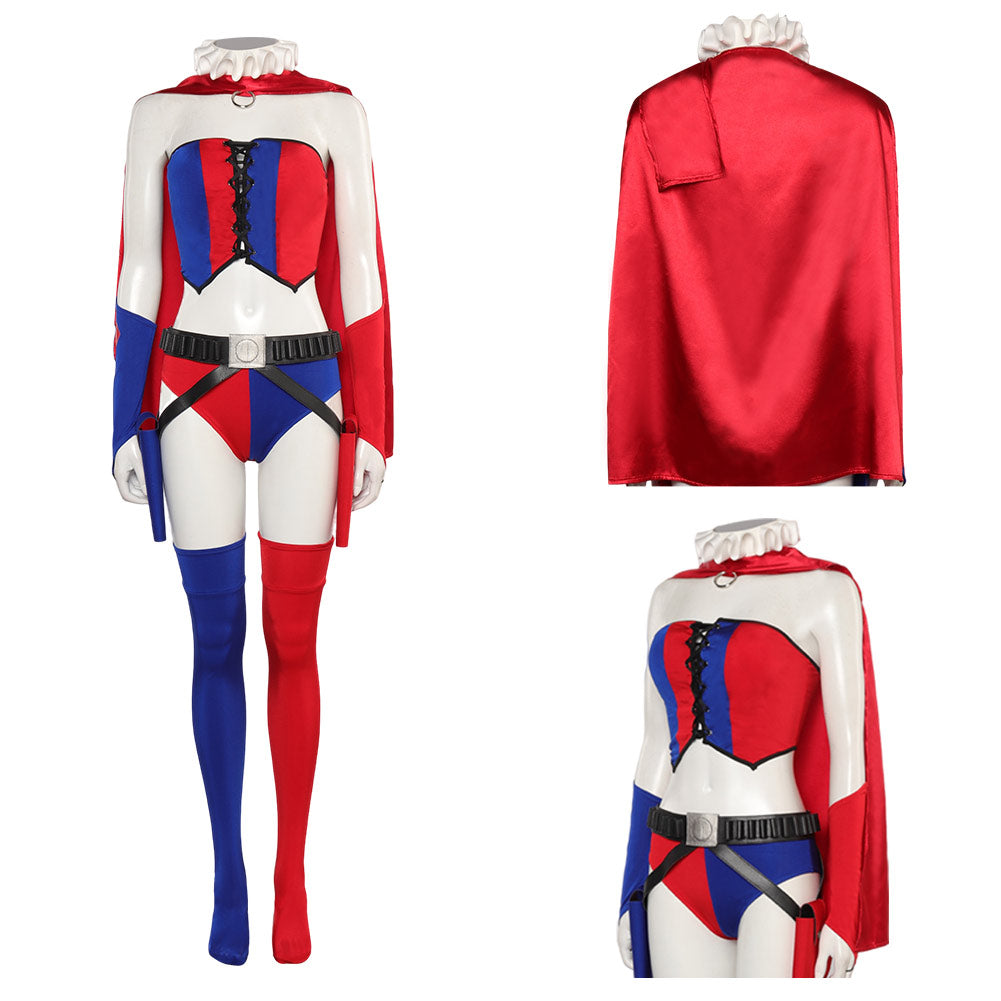 Sexy Harley Quinn Outfits originell Cosplay Kostüm Set