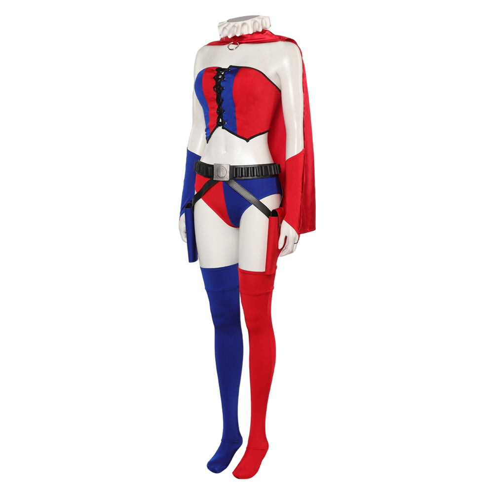 Sexy Harley Quinn Outfits originell Cosplay Kostüm Set