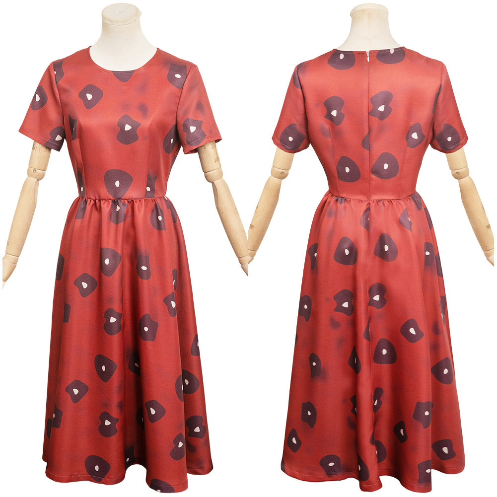 Spiel Lethal Company Ghost Girl rot Kleid Cosplay Outfits – cosplaycartde