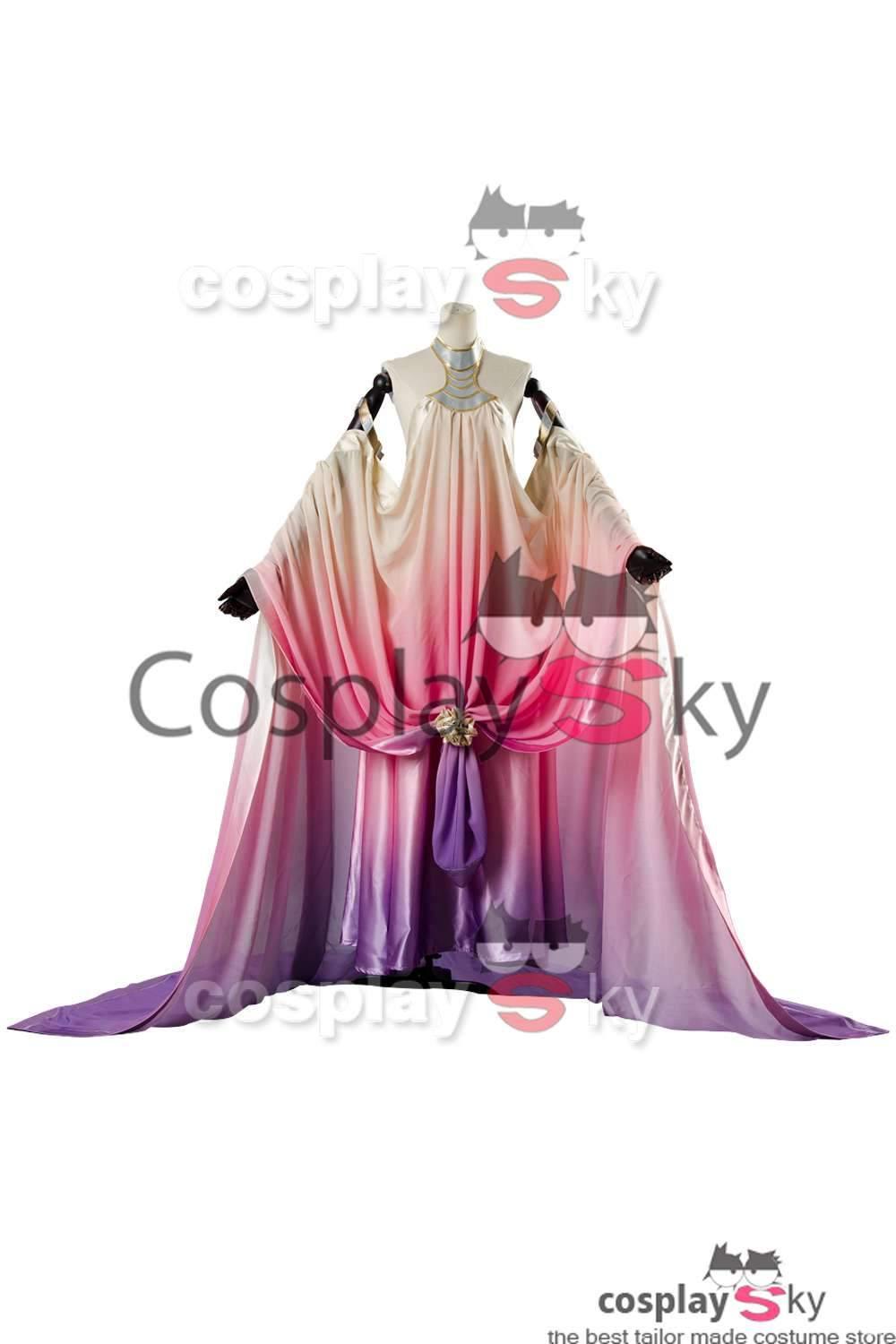 Star Wars 3 Padme Amidala Naberrie Kleid Cosplay Kostüm Bekleidung - cosplaycartde