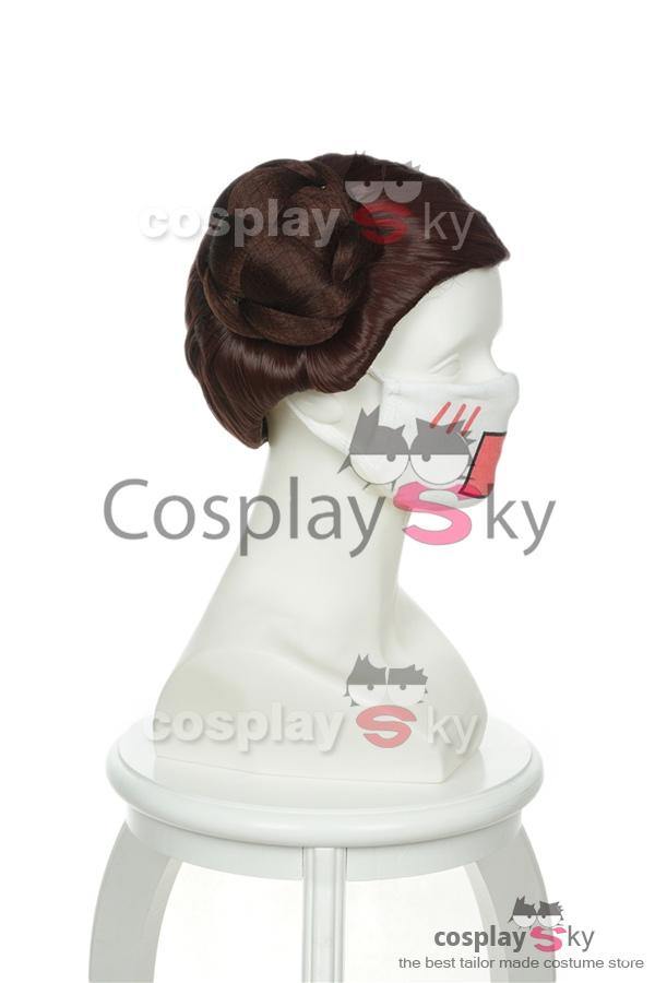 Star Wars Prinzessin Leia Cosplay Perücke - cosplaycartde