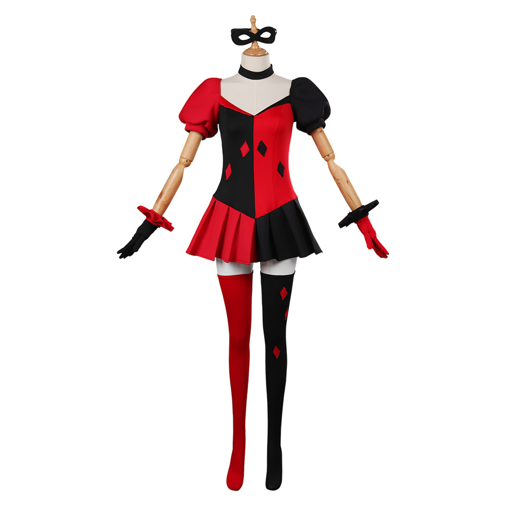 Suicide Squad Cosplay Kleid Harley Quinn Halloween Karneval Kostüm