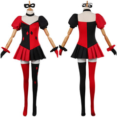 Suicide Squad Cosplay Kleid Harley Quinn Halloween Karneval Kostüm