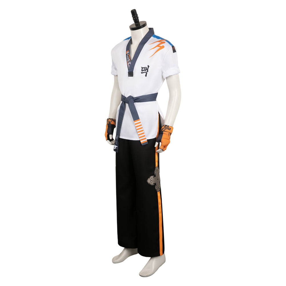 Tekken 8 Hwoarang Cosplay Kostüm Set Halloween Karneval Outfits