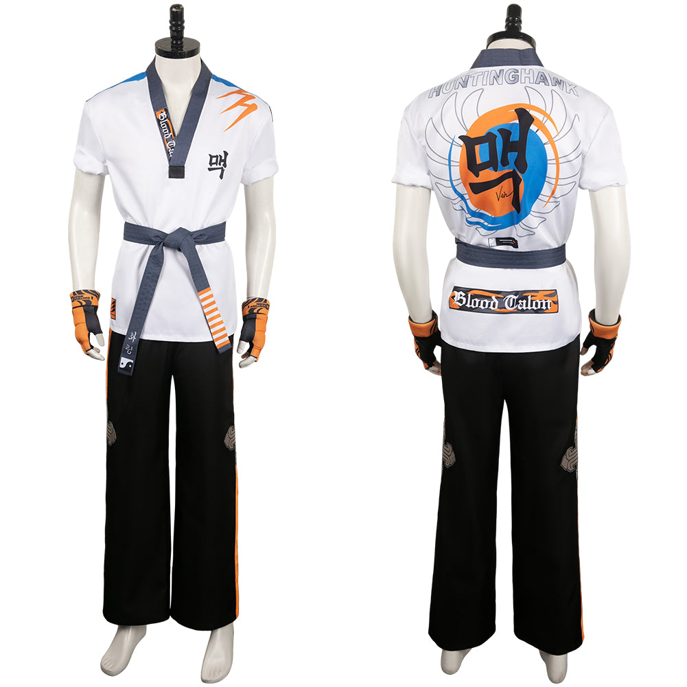 Tekken 8 Hwoarang Cosplay Kostüm Set Halloween Karneval Outfits