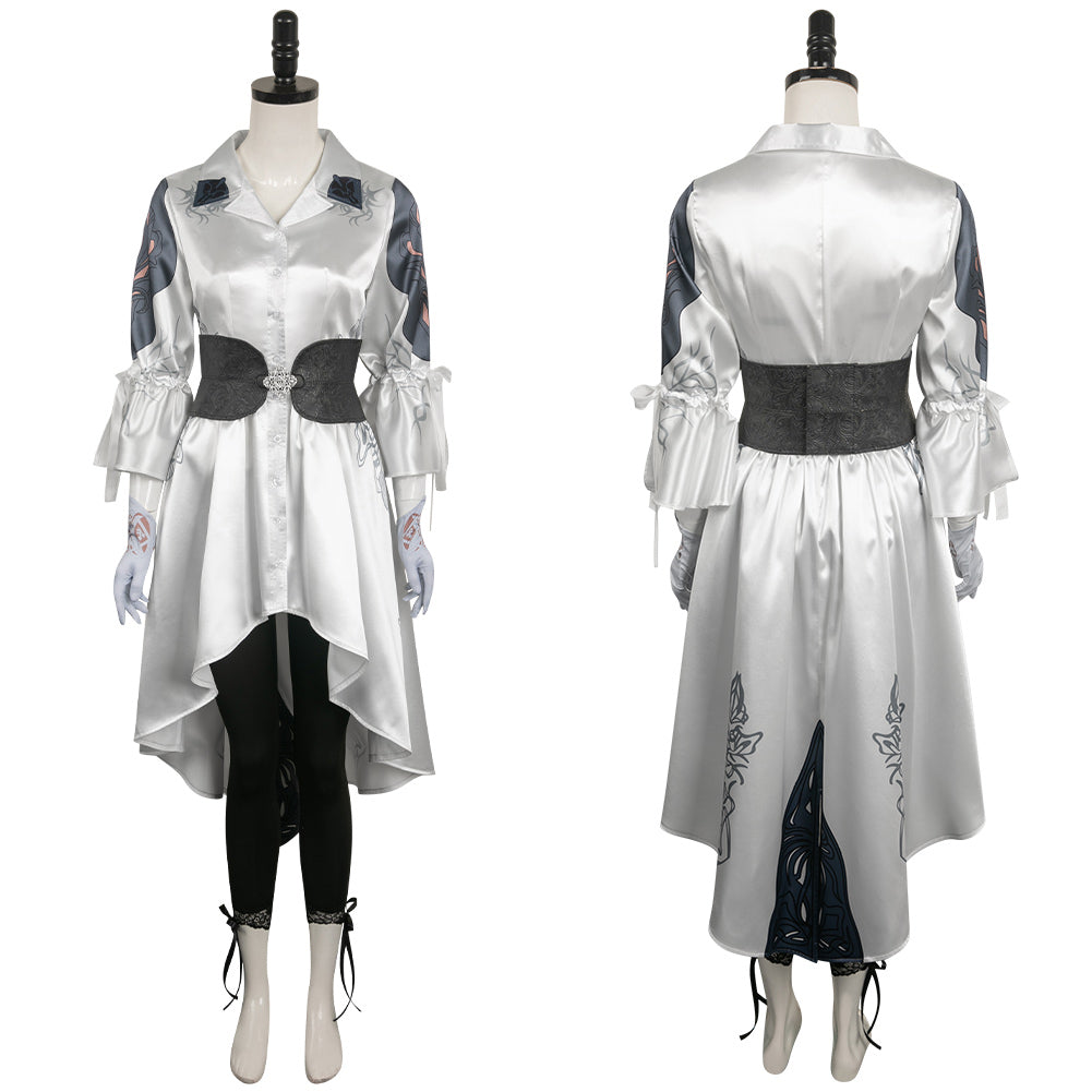 Tekken 8 Jun Kazama Kostüm Set Kazama Cosplay Outfits