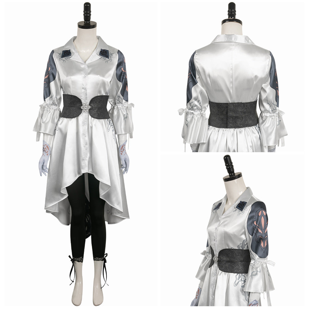 Tekken 8 Jun Kazama Kostüm Set Kazama Cosplay Outfits