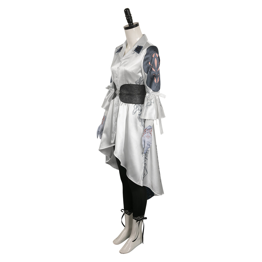 Tekken 8 Jun Kazama Kostüm Set Kazama Cosplay Outfits