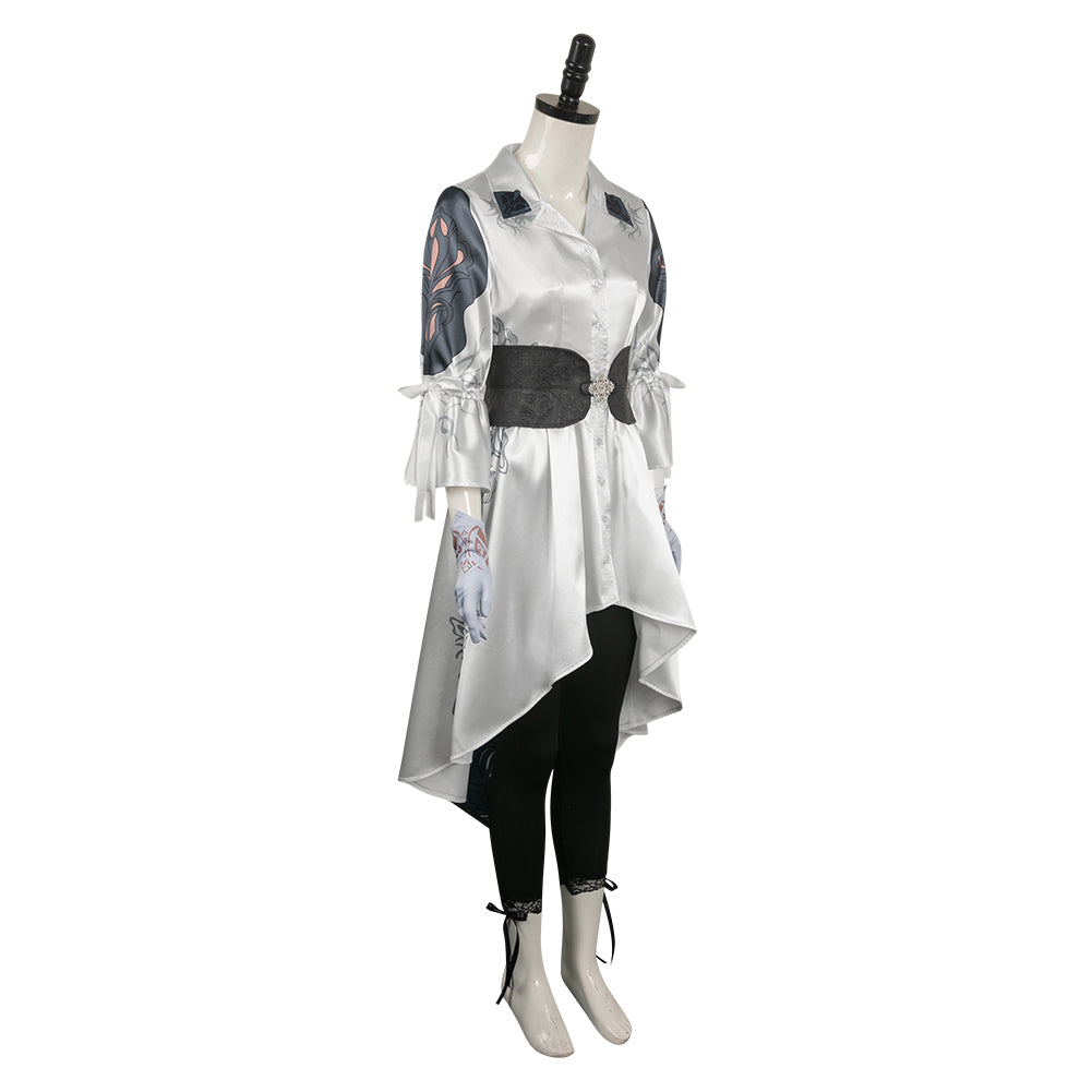 Tekken 8 Jun Kazama Kostüm Set Kazama Cosplay Outfits