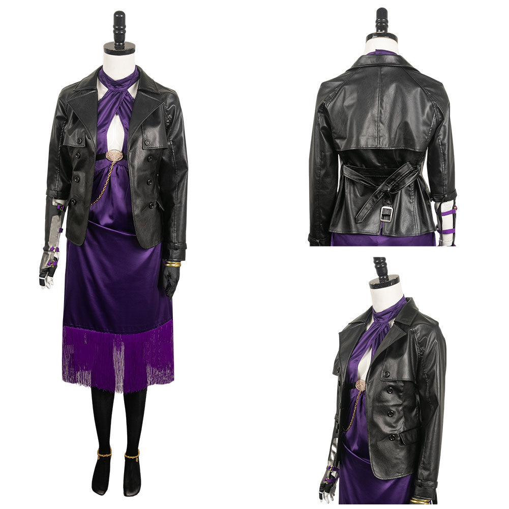 Tekken 8 Nina Williams Cosplay Kostüm Halloween Karneval Outfits