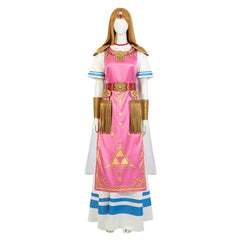 The Legend of Zelda: Skyward Sword Princessin Zelda Kostüm Cosplay Halloween Karneval Outfits