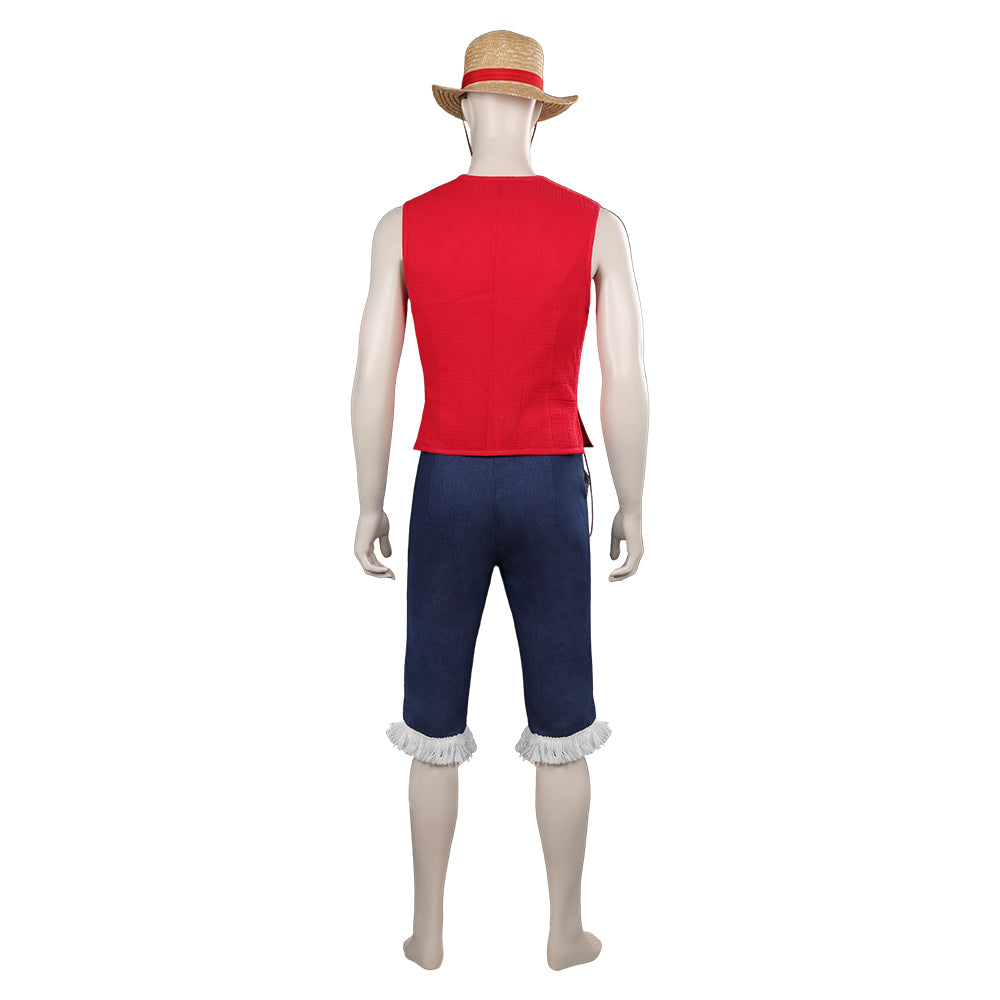 TV One Piece Luffy Kostüm Cosplay Halloween Karneval Outfits