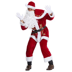 unisex Erwachsene Weihnachtsmann Cosplay Kostüm Outfits Weihnachten Outfits