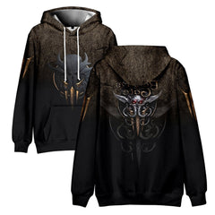 unisex Hoodie Baldur's Gate Cosplay Hoodie 3D Druck Sweatshirt mit Kapuze Streetwear Pullover Game