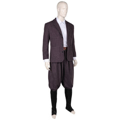 Wonka Oompa-Loompa gestreift Anzug Cosplay Kostüm Set