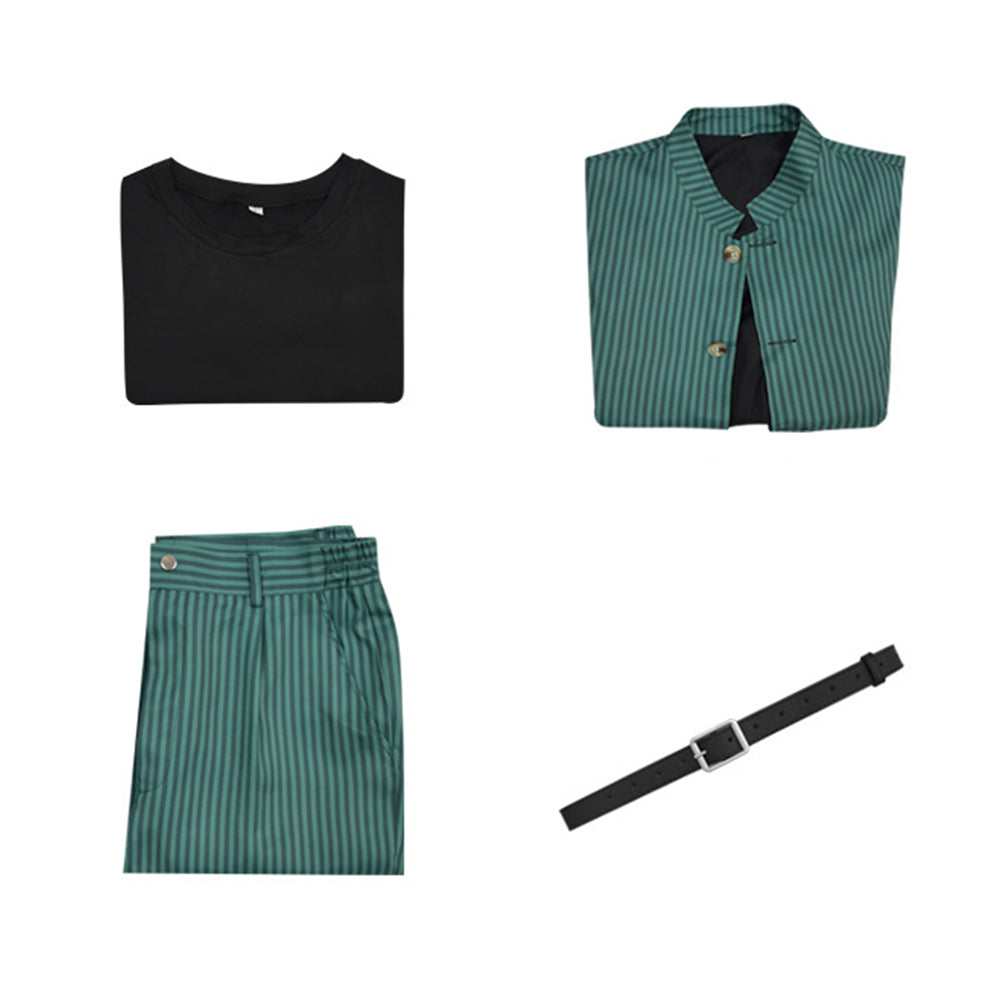 YuYu Hakusho Yuusuke Urameshi grün Kostüm Cosplay Outfits